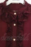 画像2: Chalmiere / 姫袖7分丈ブラウス M ワイン O-26-01-24-030-0-BL-OW-OS (2)
