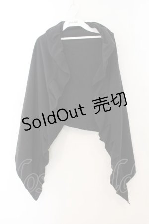 画像: ALGONQUINS / フリースストール  ブラック O-26-01-24-038-AL-ZA-IG-ZT170