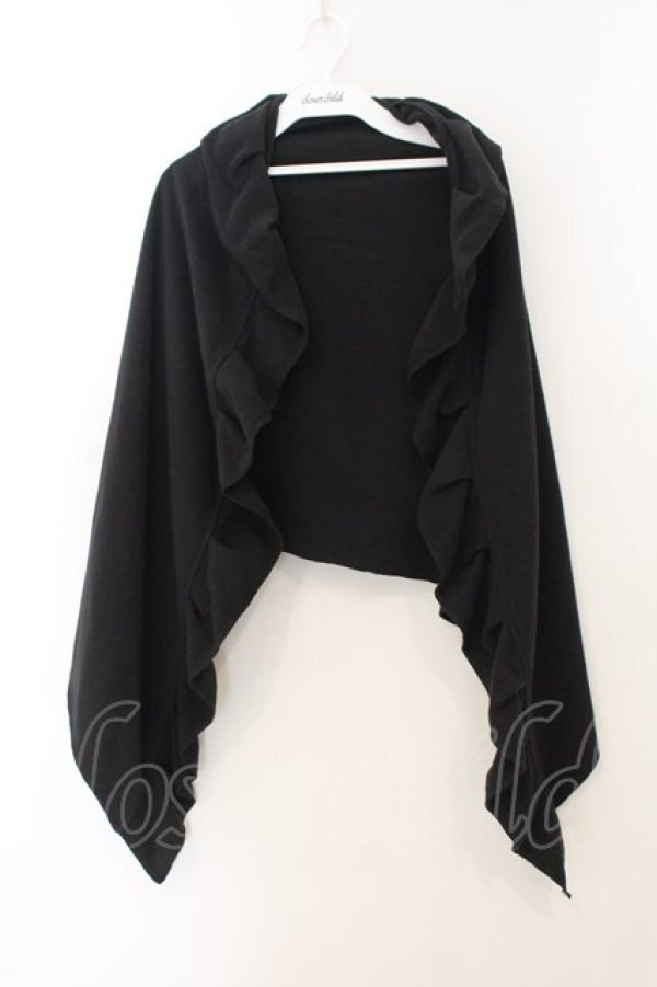 画像1: ALGONQUINS / フリースストール  ブラック O-26-01-24-038-AL-ZA-IG-ZT170 (1)