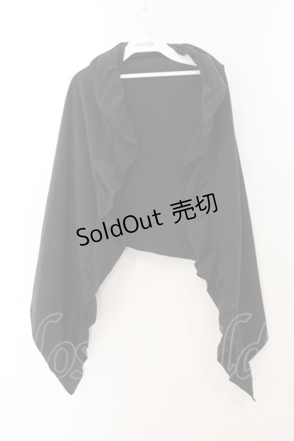 画像1: ALGONQUINS / フリースストール  ブラック O-26-01-24-038-AL-ZA-IG-ZT170 (1)