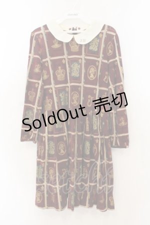 画像: Jane Marple / ロイヤルライブラリーのミニワンピース M ワイン O-26-01-24-040-JM-OP-IG-OS