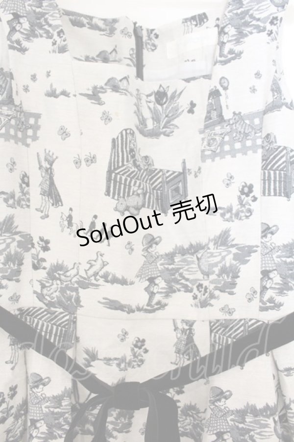 画像2: Jane Marple / ジャガードジャンパースカート M グレー系 O-26-01-24-042-JM-OP-IG-OS (2)