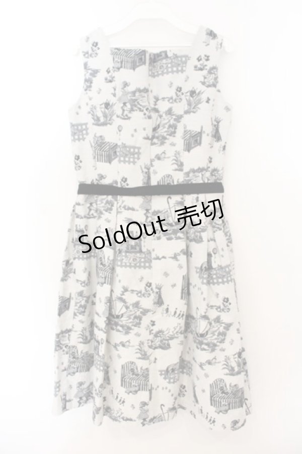 画像4: Jane Marple / ジャガードジャンパースカート M グレー系 O-26-01-24-042-JM-OP-IG-OS (4)