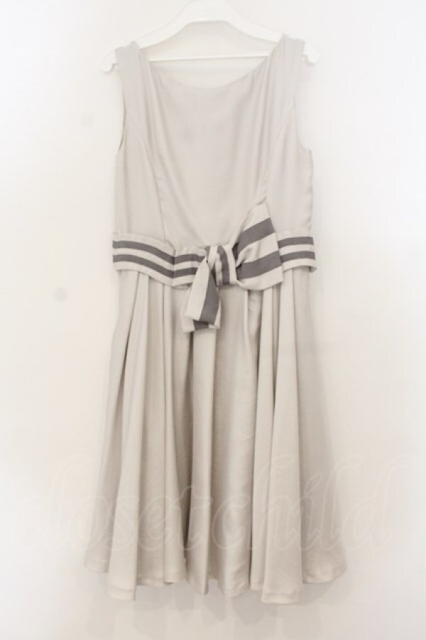 画像2: Jane Marple / バックリボンフレアージャンパースカート M アイボリー O-26-01-24-045-JM-OP-IG-OS (2)