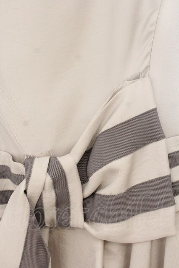 画像3: Jane Marple / バックリボンフレアージャンパースカート M アイボリー O-26-01-24-045-JM-OP-IG-OS (3)