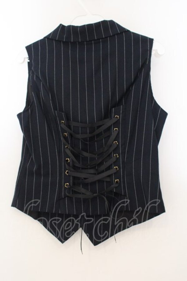 画像3: Miss Point / 薔薇人形 ベスト S ネイビー O-26-01-24-047-0-TO-IG-OS (3)