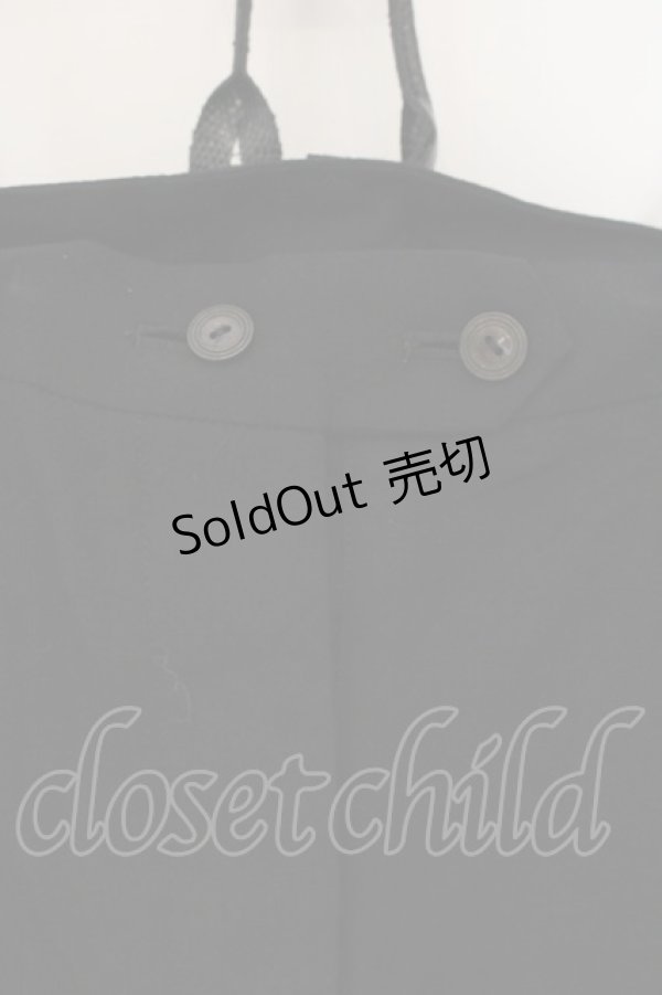 画像3: Jean Paul GAULTIER / パイソンサスペンダーサロペット 40 ブラック O-26-01-24-048-GO-OP-IG-OS (3)