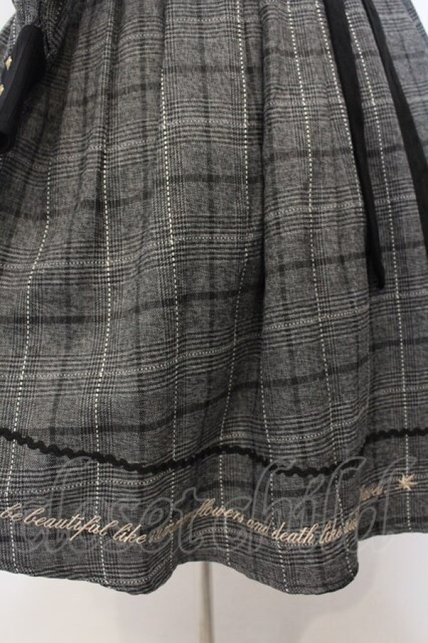 画像3: YeeYe / フォンテンブローワンピース S クロ×グレー O-26-01-24-050-EL-OP-IG-OS (3)