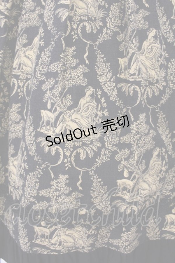 画像3: Princess Doll / 切り替えジャンパースカート  ブラック×ベージュ O-26-01-24-051-LO-OP-IG-OS (3)