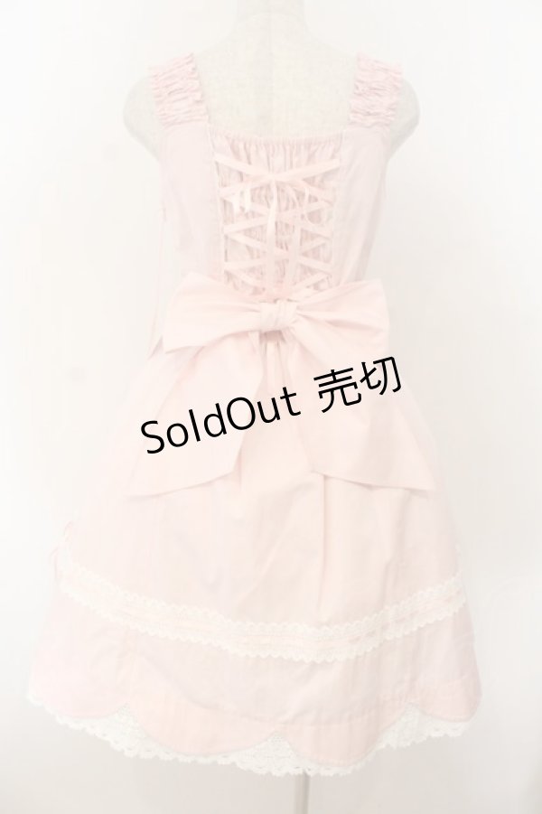 画像6: BABY,THE STARS SHINE BRIGHT / 裾スカラップジャンパースカート  ピンク O-26-01-24-054-BA-OP-OW-OS (6)