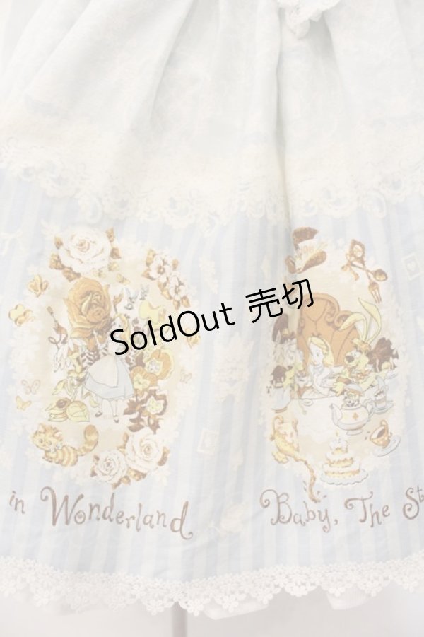 画像3: BABY,THE STARS SHINE BRIGHT / 不思議の国のアリス 付け襟・カチューシャ付きドレス  サックス O-26-01-24-056-BA-OP-IG-OS (3)