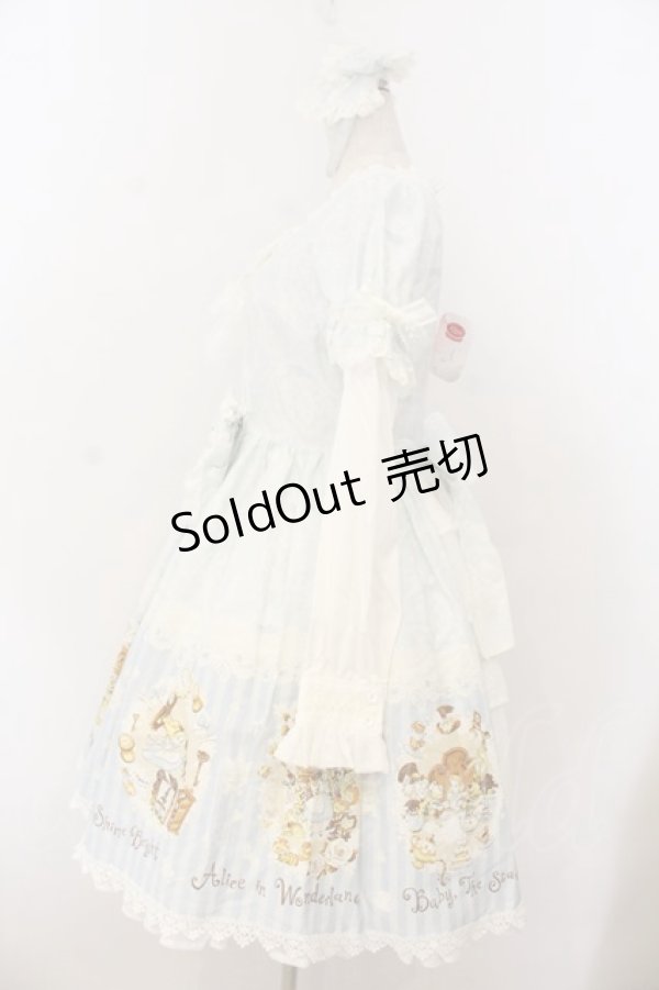 画像5: BABY,THE STARS SHINE BRIGHT / 不思議の国のアリス 付け襟・カチューシャ付きドレス  サックス O-26-01-24-056-BA-OP-IG-OS (5)