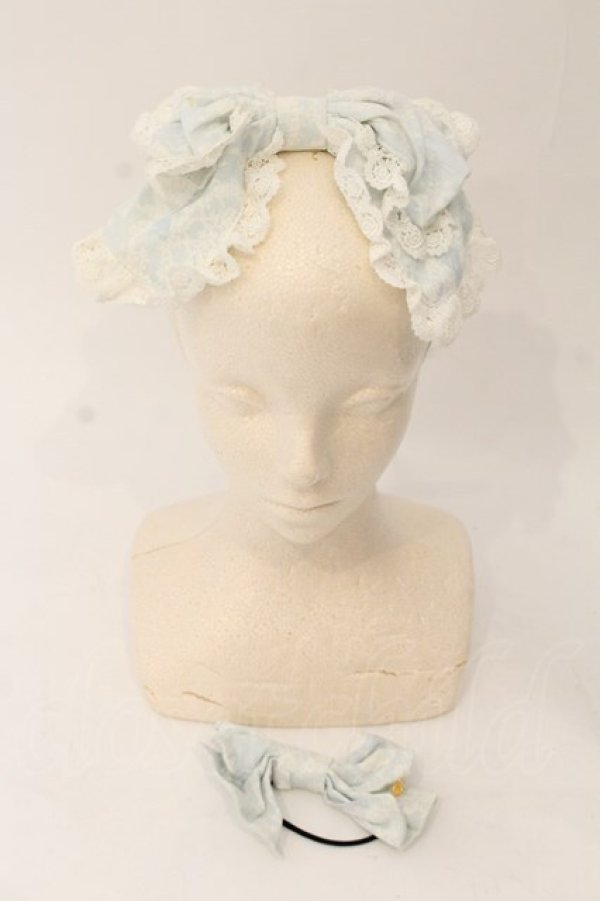 画像8: BABY,THE STARS SHINE BRIGHT / 不思議の国のアリス 付け襟・カチューシャ付きドレス  サックス O-26-01-24-056-BA-OP-IG-OS (8)