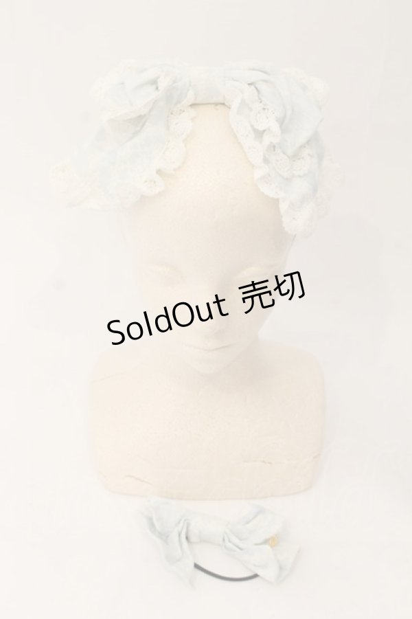 画像8: BABY,THE STARS SHINE BRIGHT / 不思議の国のアリス 付け襟・カチューシャ付きドレス  サックス O-26-01-24-056-BA-OP-IG-OS (8)