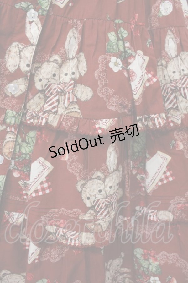 画像3: Spring Flower Language / Camellia Berry 3.0ジャンパースカート S タイプ2アカ O-26-01-24-059-EL-OP-IG-OS (3)