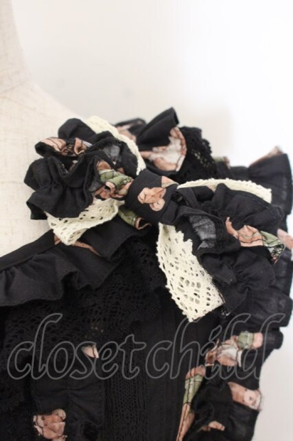 画像3: MONO GIRL / Rothenburg Bearジャンパースカート  クロ O-26-01-24-060-EL-OP-IG-OS (3)