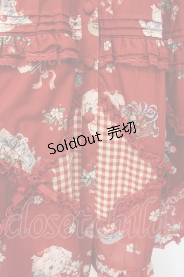 画像3: Little Plum / ストロベリーブーケロリィタドレス S アカ O-26-01-24-061-EL-OP-IG-OS (3)