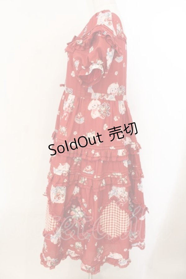 画像5: Little Plum / ストロベリーブーケロリィタドレス S アカ O-26-01-24-061-EL-OP-IG-OS (5)