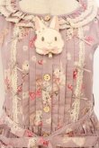 画像2: Cotton Rabbit / リスとウサギのジャンパースカート S ピンク O-26-01-24-063-EL-OP-IG-OS (2)