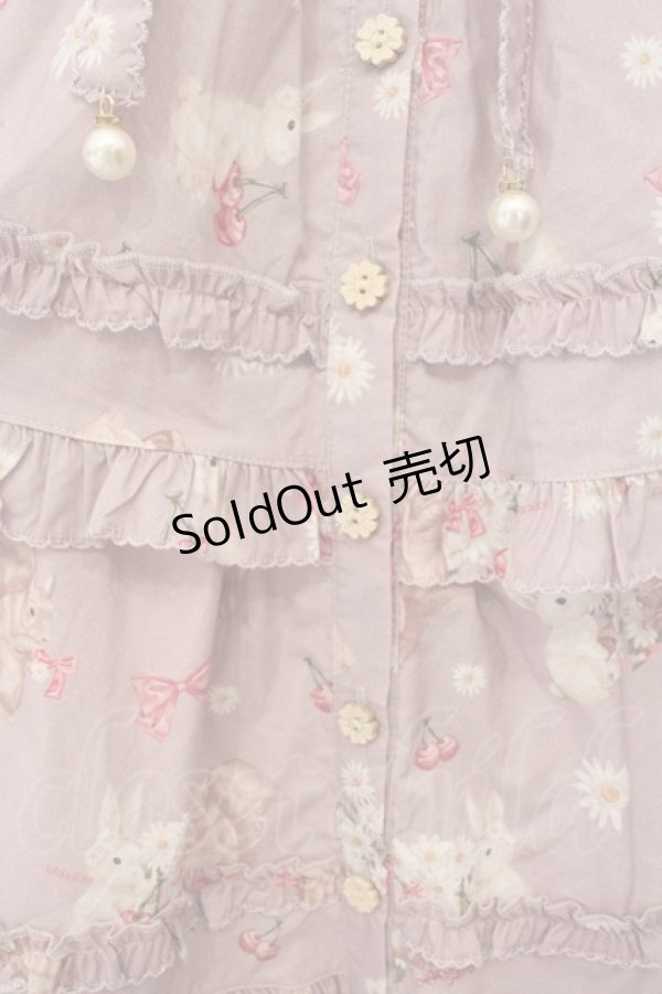 画像3: Cotton Rabbit / リスとウサギのジャンパースカート S ピンク O-26-01-24-063-EL-OP-IG-OS (3)