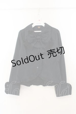 画像: ALICE and the PIRATES / マッドハッターブラウス  クロ O-26-01-24-065-PA-BL-IG-OS