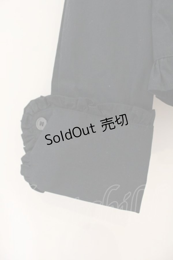 画像3: ALICE and the PIRATES / マッドハッターブラウス  クロ O-26-01-24-065-PA-BL-IG-OS (3)