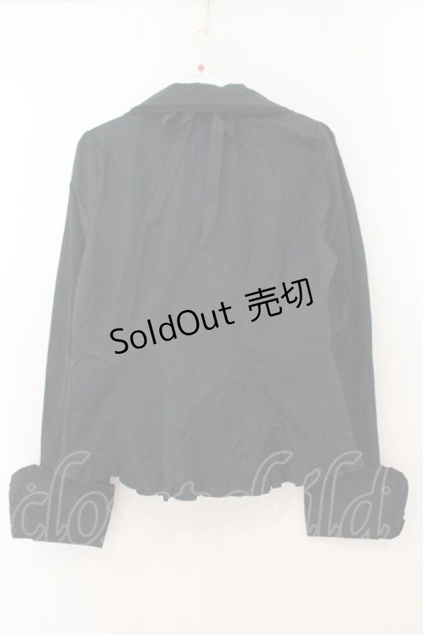 画像4: ALICE and the PIRATES / マッドハッターブラウス  クロ O-26-01-24-065-PA-BL-IG-OS (4)