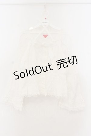 画像: BABY,THE STARS SHINE BRIGHT / 姫袖ウエストシャーリングブラウス  シロ O-26-01-24-068-BA-BL-IG-OS