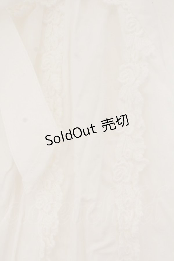 画像3: BABY,THE STARS SHINE BRIGHT / 姫袖ウエストシャーリングブラウス  シロ O-26-01-24-068-BA-BL-IG-OS (3)