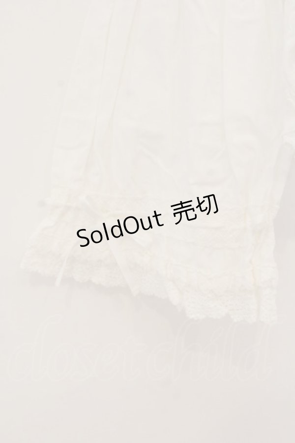 画像4: BABY,THE STARS SHINE BRIGHT / 姫袖ウエストシャーリングブラウス  シロ O-26-01-24-068-BA-BL-IG-OS (4)