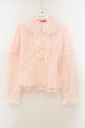 画像: BABY,THE STARS SHINE BRIGHT / ハートハートブラウス  ピンク O-26-01-24-070-BA-BL-IG-OS