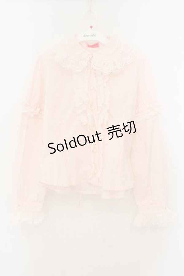 画像1: BABY,THE STARS SHINE BRIGHT / ハートハートブラウス  ピンク O-26-01-24-070-BA-BL-IG-OS (1)