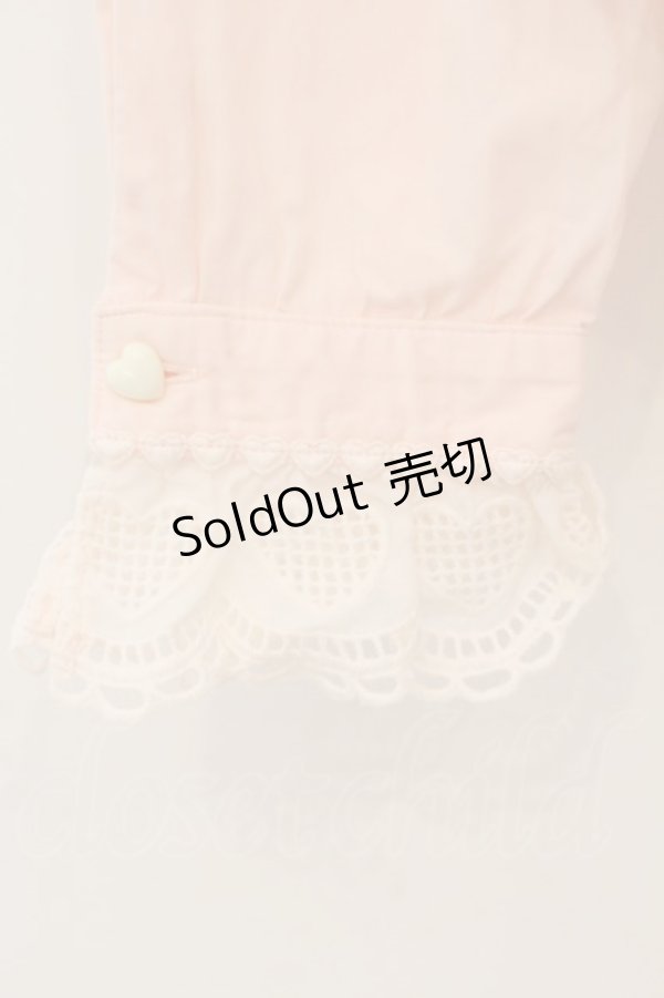 画像3: BABY,THE STARS SHINE BRIGHT / ハートハートブラウス  ピンク O-26-01-24-070-BA-BL-IG-OS (3)