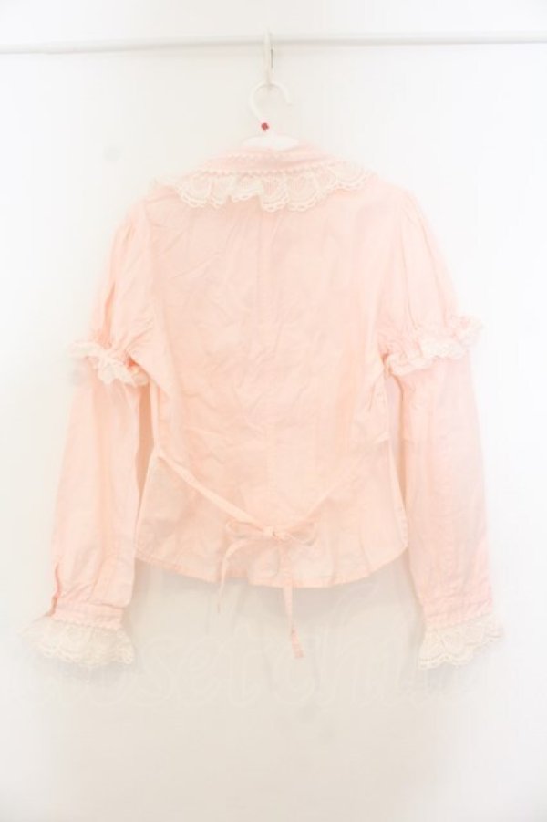 画像4: BABY,THE STARS SHINE BRIGHT / ハートハートブラウス  ピンク O-26-01-24-070-BA-BL-IG-OS (4)