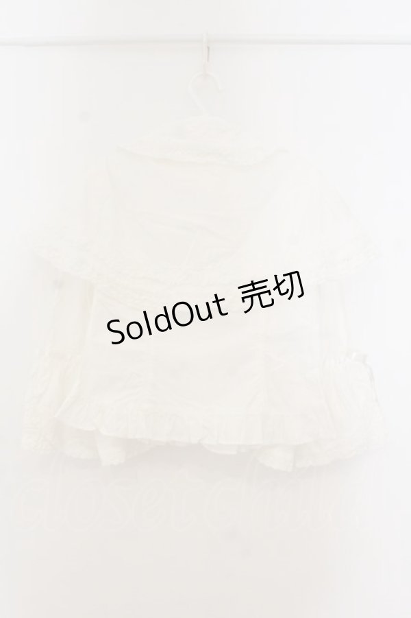 画像4: Angelic Pretty / ケープ付姫袖ブラウス【旧タグ】  シロ O-26-01-24-071-AP-BL-IG-OS (4)