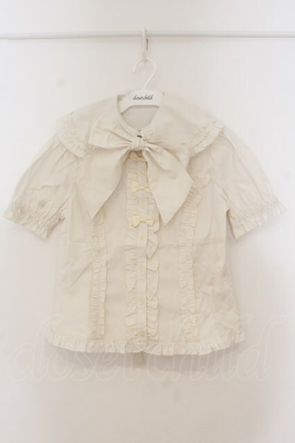 画像1: metamorphose / Lace up doll あみあげ（ミニ） セット ブラウス単品  生成り O-26-01-24-073-ME-BL-IG-OS (1)