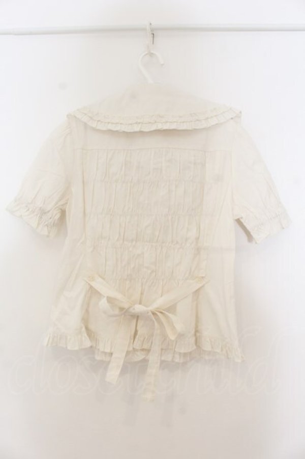 画像4: metamorphose / Lace up doll あみあげ（ミニ） セット ブラウス単品  生成り O-26-01-24-073-ME-BL-IG-OS (4)