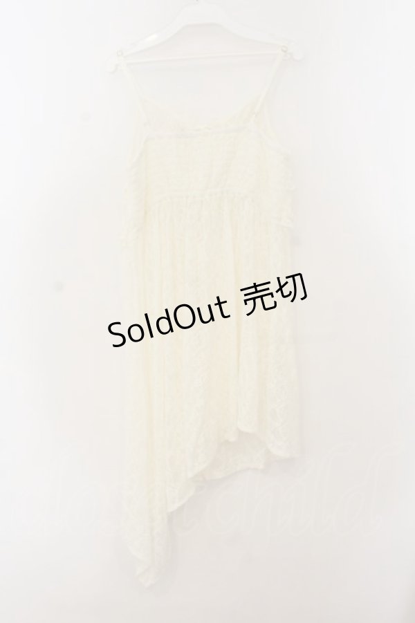 画像3: axes femme / チュニック丈レースキャミ F キナリ O-26-01-24-076-AX-TO-OW-ZT007 (3)