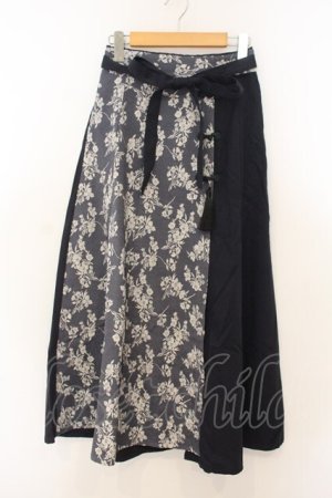 画像: axes femme / ジャカード×チャイナスカート F コン O-26-01-24-087-AX-SK-OW-ZT014