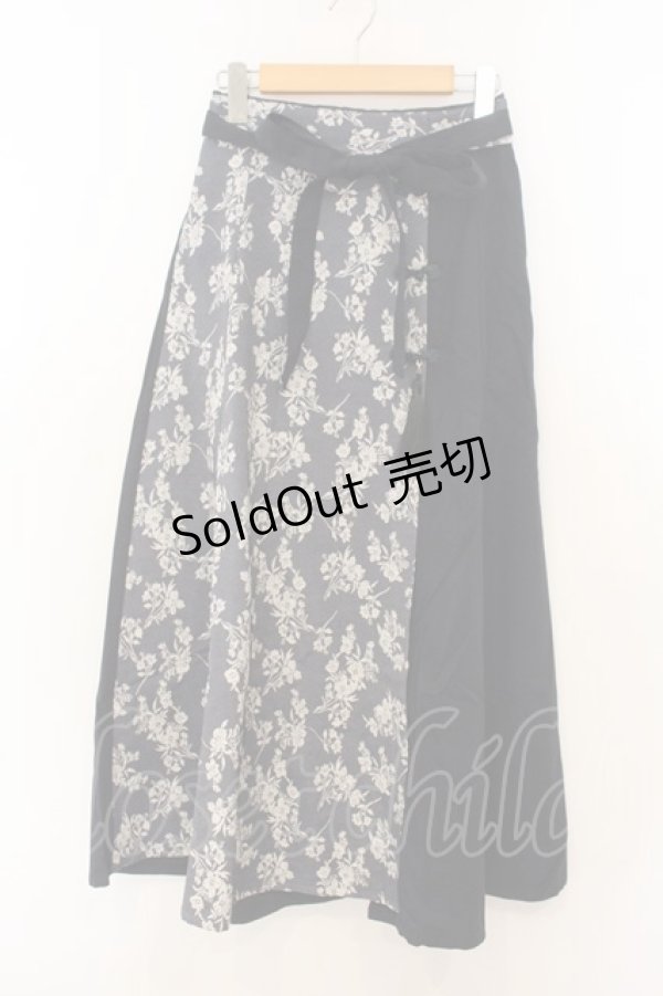 画像1: axes femme / ジャカード×チャイナスカート F コン O-26-01-24-087-AX-SK-OW-ZT014 (1)