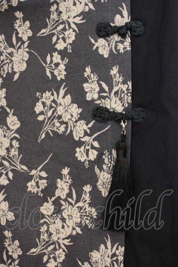 画像2: axes femme / ジャカード×チャイナスカート F コン O-26-01-24-087-AX-SK-OW-ZT0126D (2)