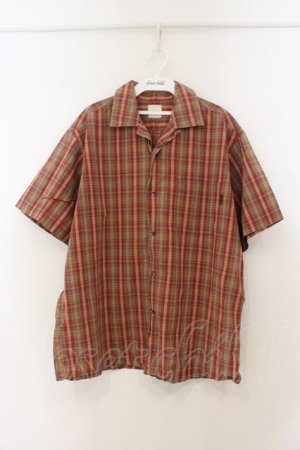 画像: Karl Helmut / 開襟チェックシャツ  ブラウン系 O-26-01-24-092-EL-BL-YM-ZT003