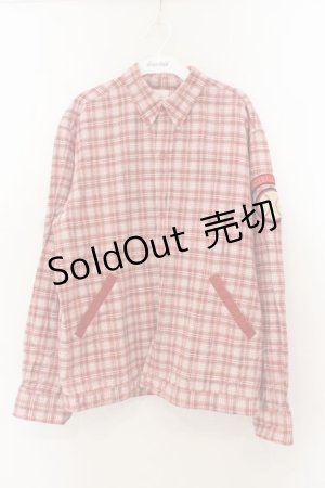 画像: Karl Helmut / バックパッチチェックシャツ L アカ O-26-01-24-094-EL-BL-YM-OS