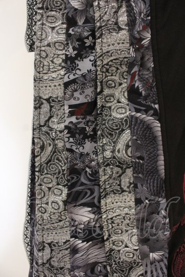 画像3: Qutie Frash / インナーチュニック  ブラック×シルバー×レッド O-26-01-24-016-QU-TO-IG-OS (3)