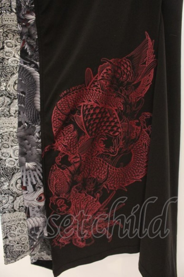 画像4: Qutie Frash / インナーチュニック  ブラック×シルバー×レッド O-26-01-24-016-QU-TO-IG-OS (4)
