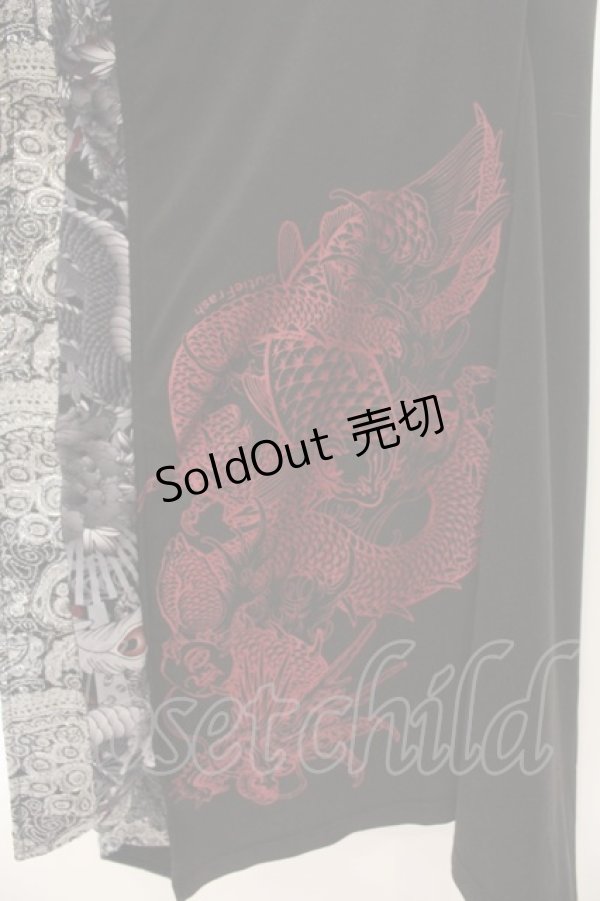 画像4: Qutie Frash / インナーチュニック  ブラック×シルバー×レッド O-26-01-24-016-QU-TO-IG-OS (4)