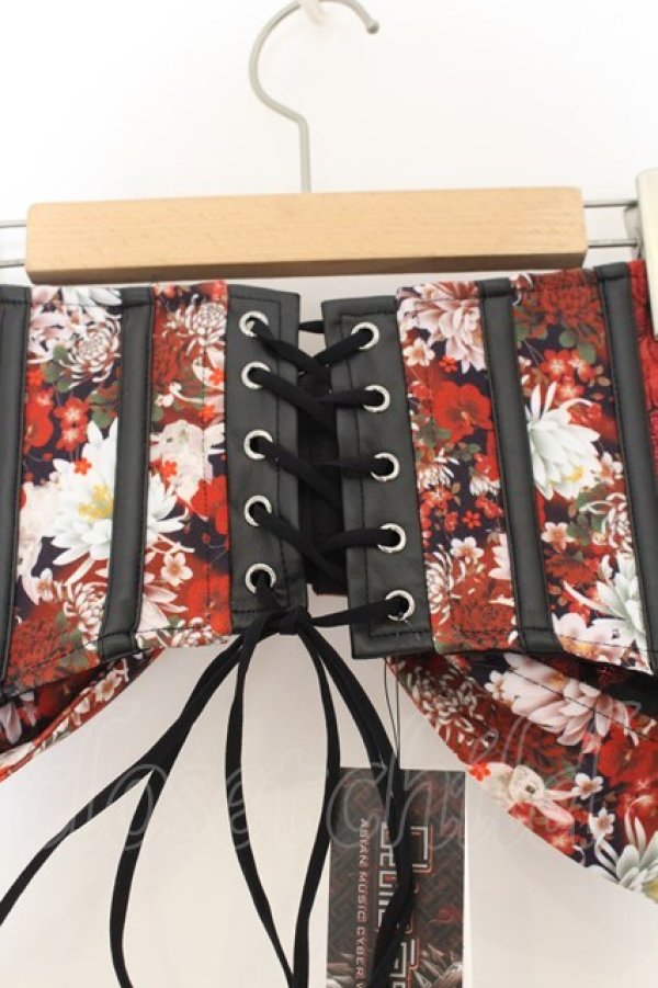 画像5: Qutie Frash / リボン帯コルセット  レッド×ブラック O-26-01-24-017-QU-TO-IG-OS (5)