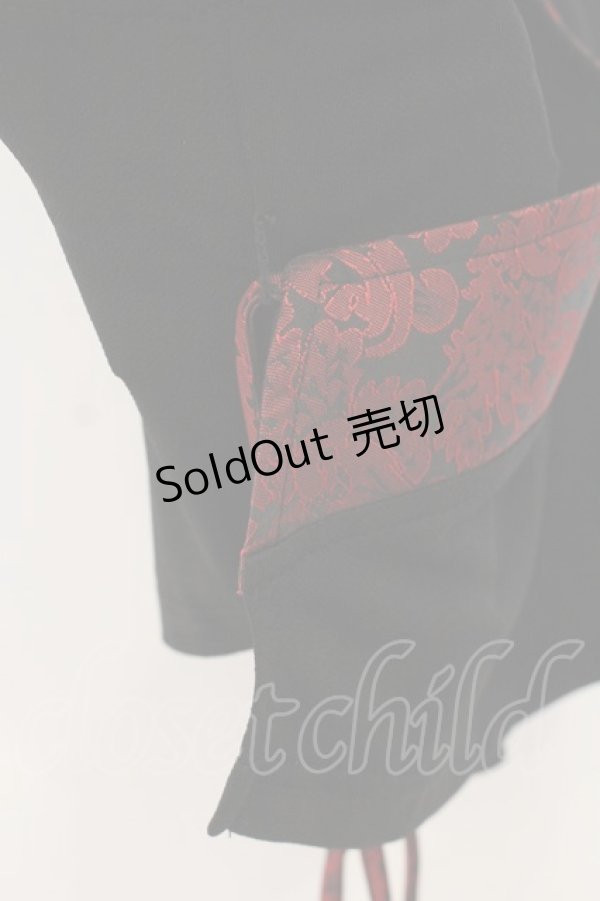 画像3: Qutie Frash / 着物カシュクールインナー  ブラック O-26-01-24-019-QU-TO-OW-OS (3)