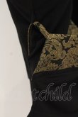 画像3: Qutie Frash / 着物カシュクールインナー  ブラック×ゴールド O-26-01-24-020-QU-TO-OW-OS (3)
