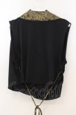 画像4: Qutie Frash / 着物カシュクールインナー  ブラック×ゴールド O-26-01-24-020-QU-TO-OW-OS (4)